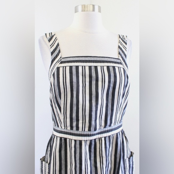 Madewell Apron Mini Dress in Evelyn Stripe - Size 0 - Picture 4 of 5
